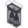 Epe Usa Universal Wine Shipping Box, Double Bottle WSD-01